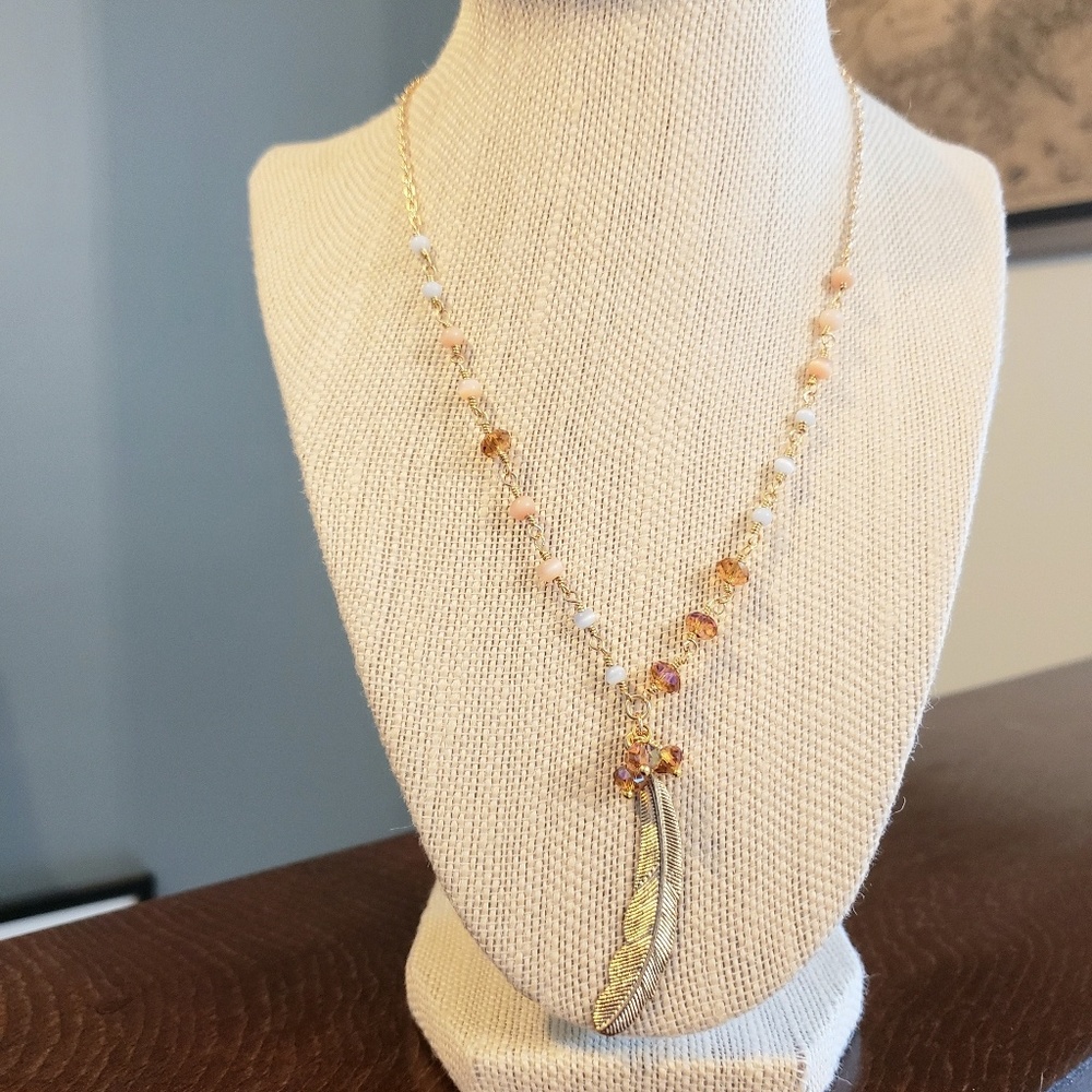 Artisan Feather Necklace